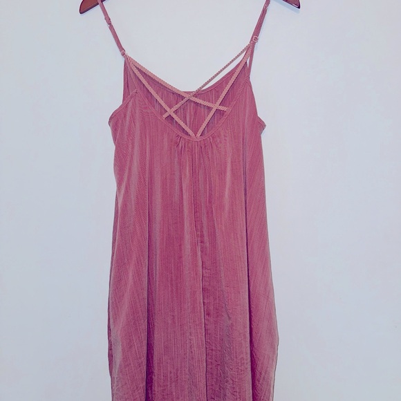 Hem and Thread Swing Dress - Picture 3 of 6